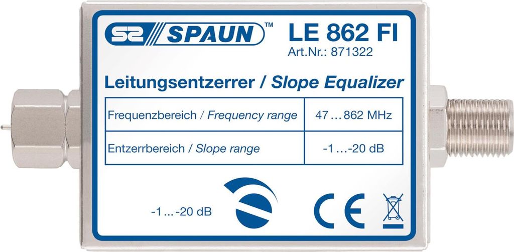 Spaun LE 862 FI Leitungsentzerrer