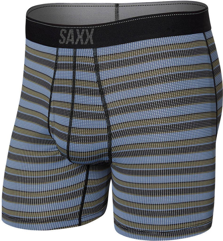 SAXX Quest Boxer Brief Solar Stripe/Twilight S Fitness Unterwäsche