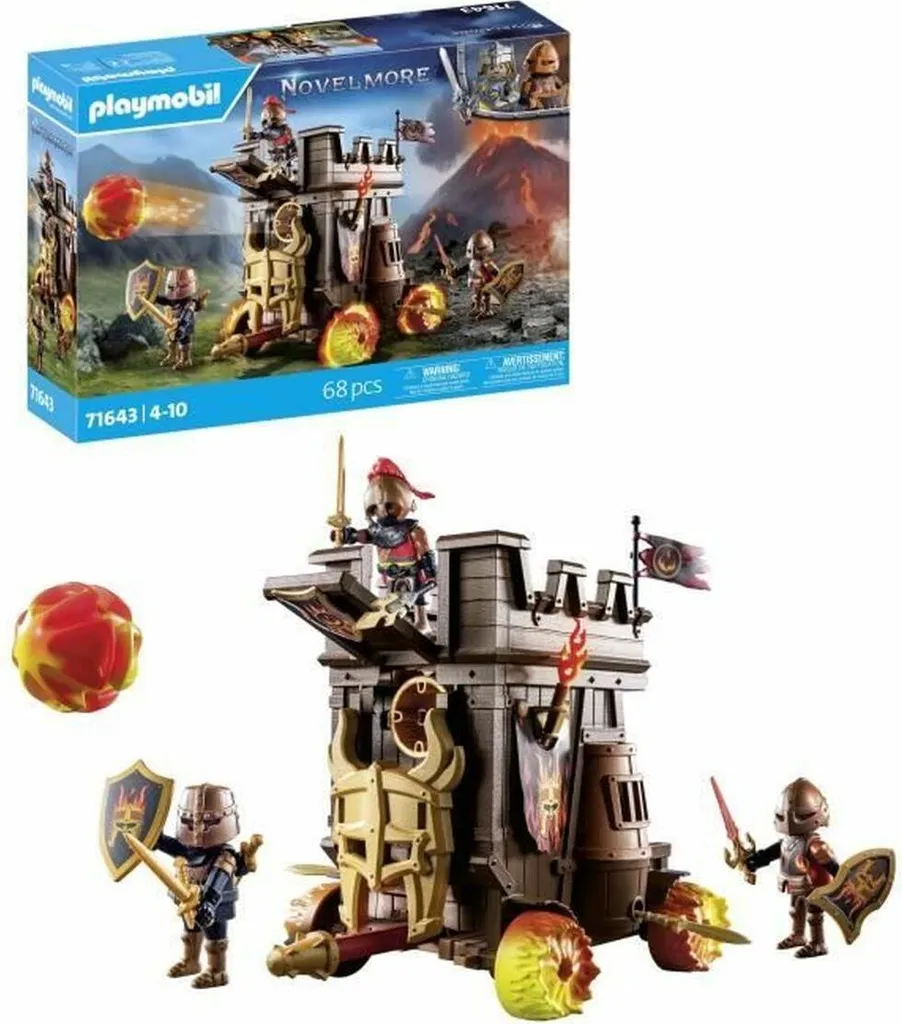 PLAYMOBIL 71643 Chariot d'attaque Novelmore avec canon à feu et baliste
