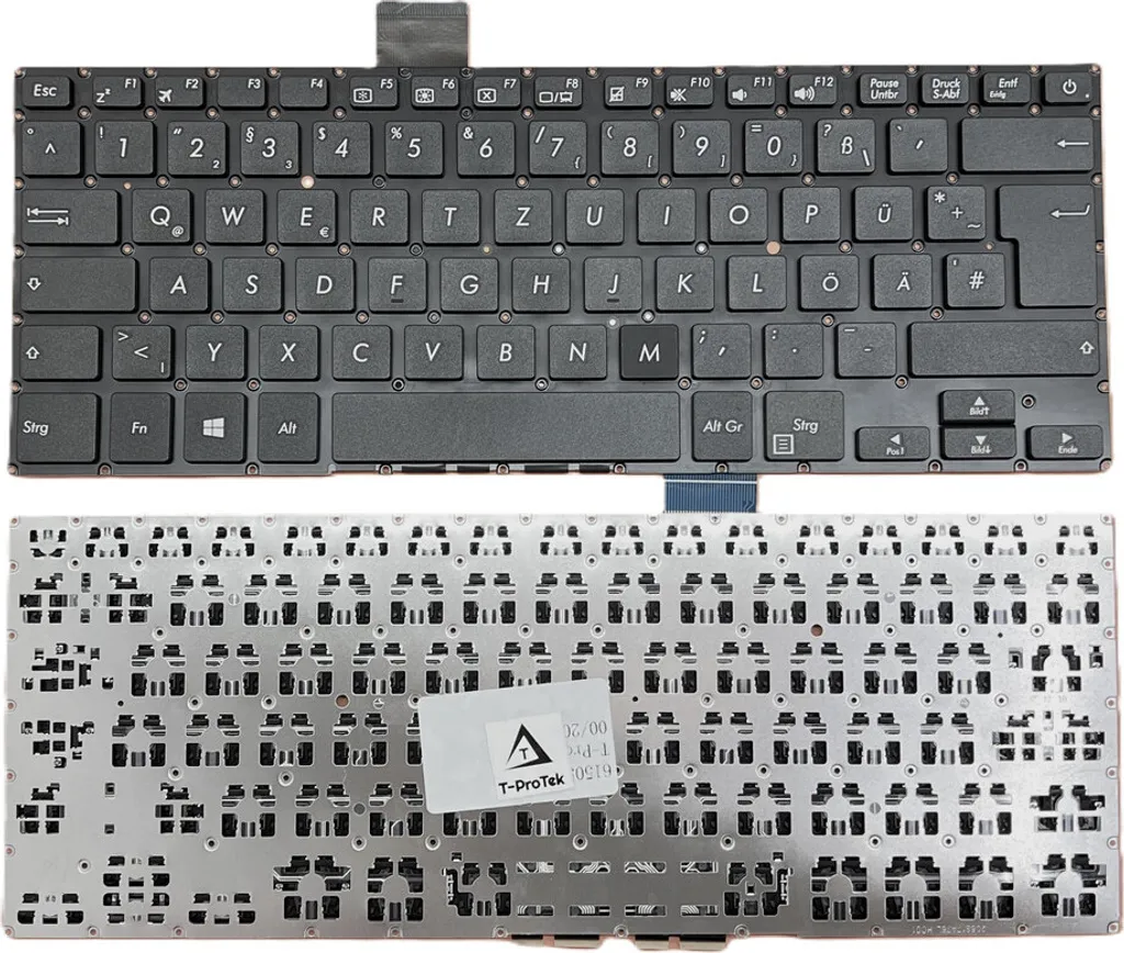 Clavier AZERTY Noir sans Cadre compatible Asus X405UA-BM337T Touches Mates