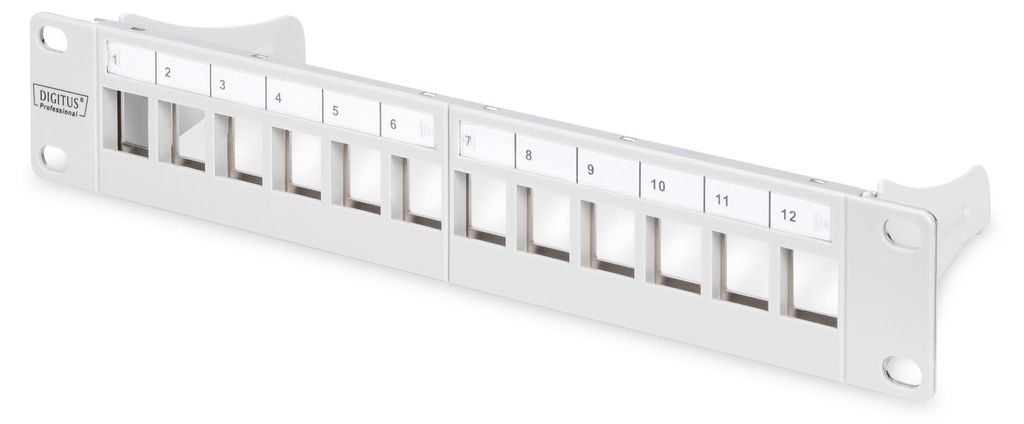 DIGITUS Modulares Patch Panel, 12-Port Produktbild 