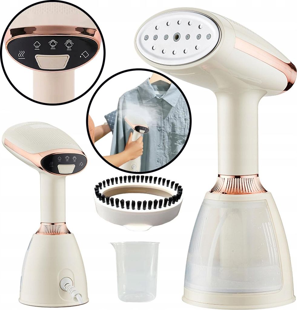 Wäschedampfer 1500W 3-Stufige Dampfsteuerung 28G/Min 280Ml Obrázek produktu 