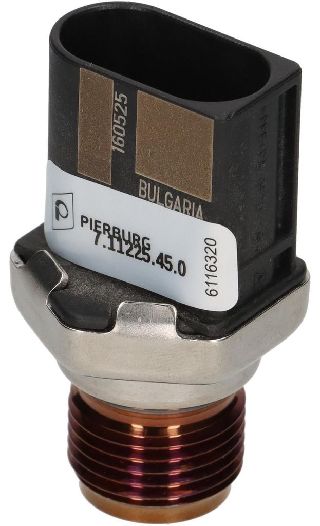 PIERBURG 7.11225.45.0 Kraftstoffdrucksensor für VW Golf VII Schrägheck (5G1, BQ1, BE1, BE2) Polo Schrägheck (6R1, 6C1) Passat Variant (3G5, CB5)