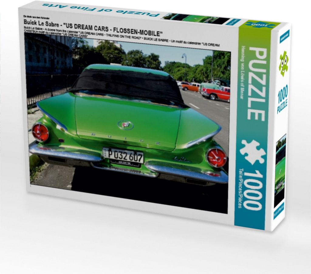 Calvendo Buick Le Sabre - Ein Motiv aus dem Kalender "US DREAM CARS - FLOSSEN-MOBILE" 1000 Teile Puzzle quer 640x480mm, von Löwis of Menar Henning...