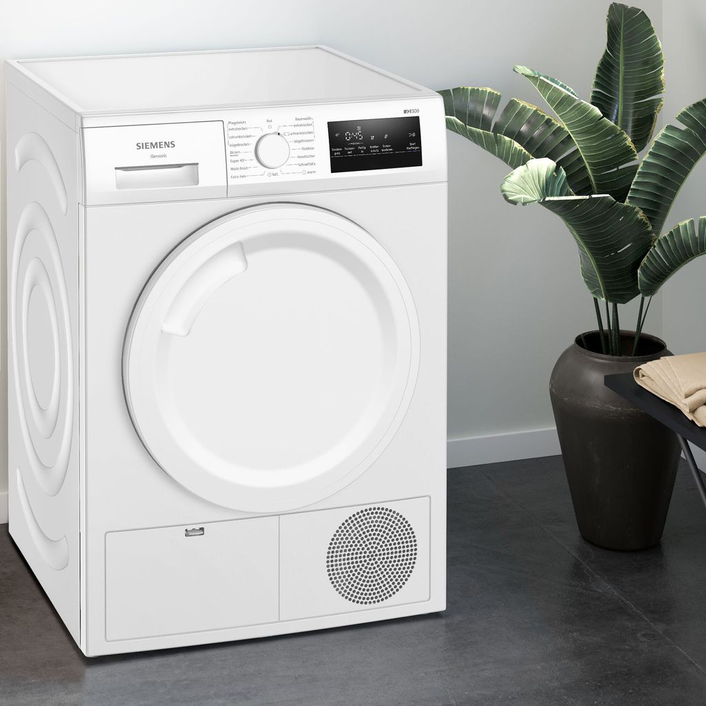Sèche-linge Pompe à Chaleur Siemens IQ300 WT43HV03 - 7 Kg, Classe A++, Programme Extérieur | Technologie AutoDry