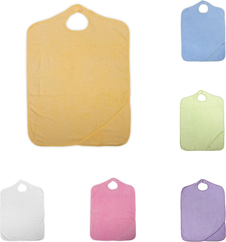 Lorelli Baby-Badehandtuch Duo 80 x 100 cm Kapuzenhandtuch Badeschrze ab Geburt gelb