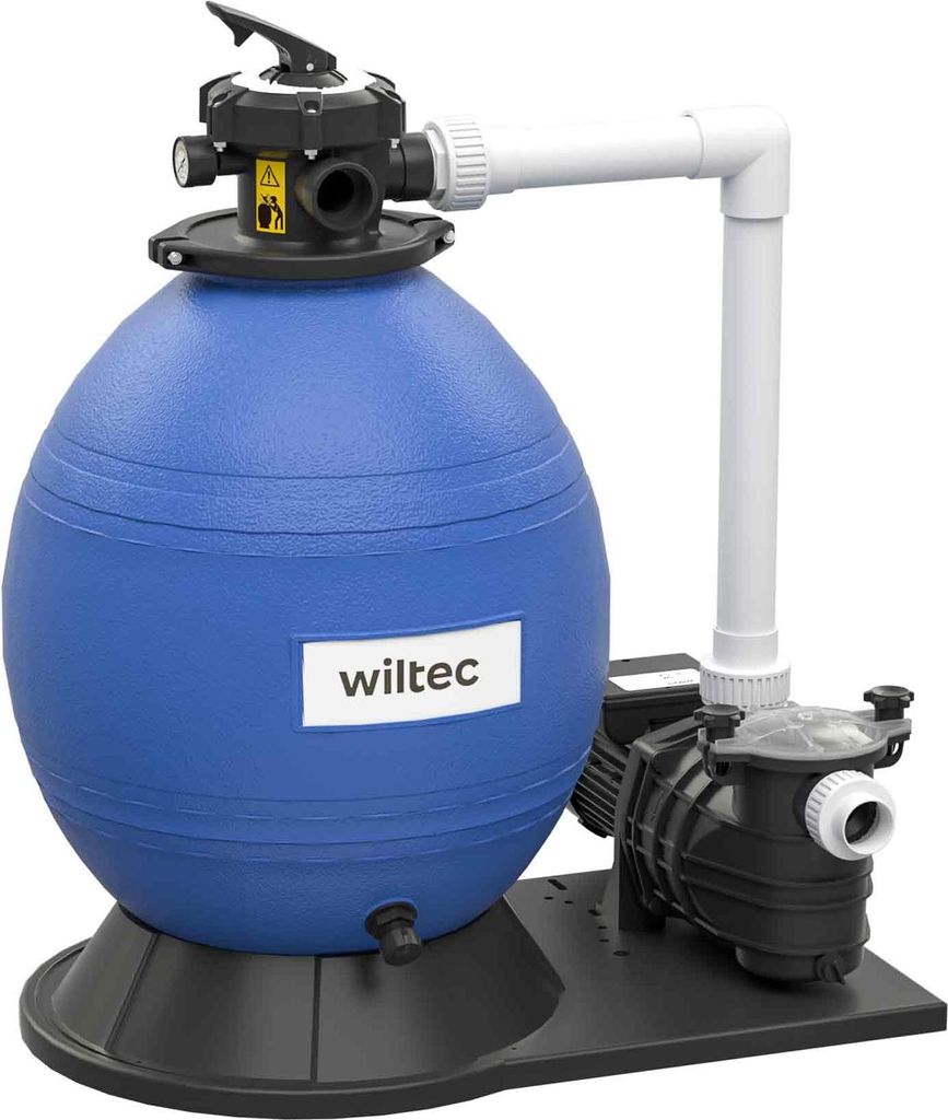Wiltec Filtre à sable 750W 14L Cuve de filtration Pompe Image du produit 