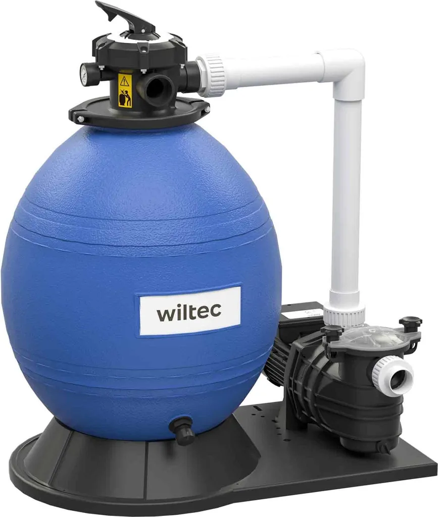 Pompe de filtration piscine hors-sol 20000L/h avec filtre à sable