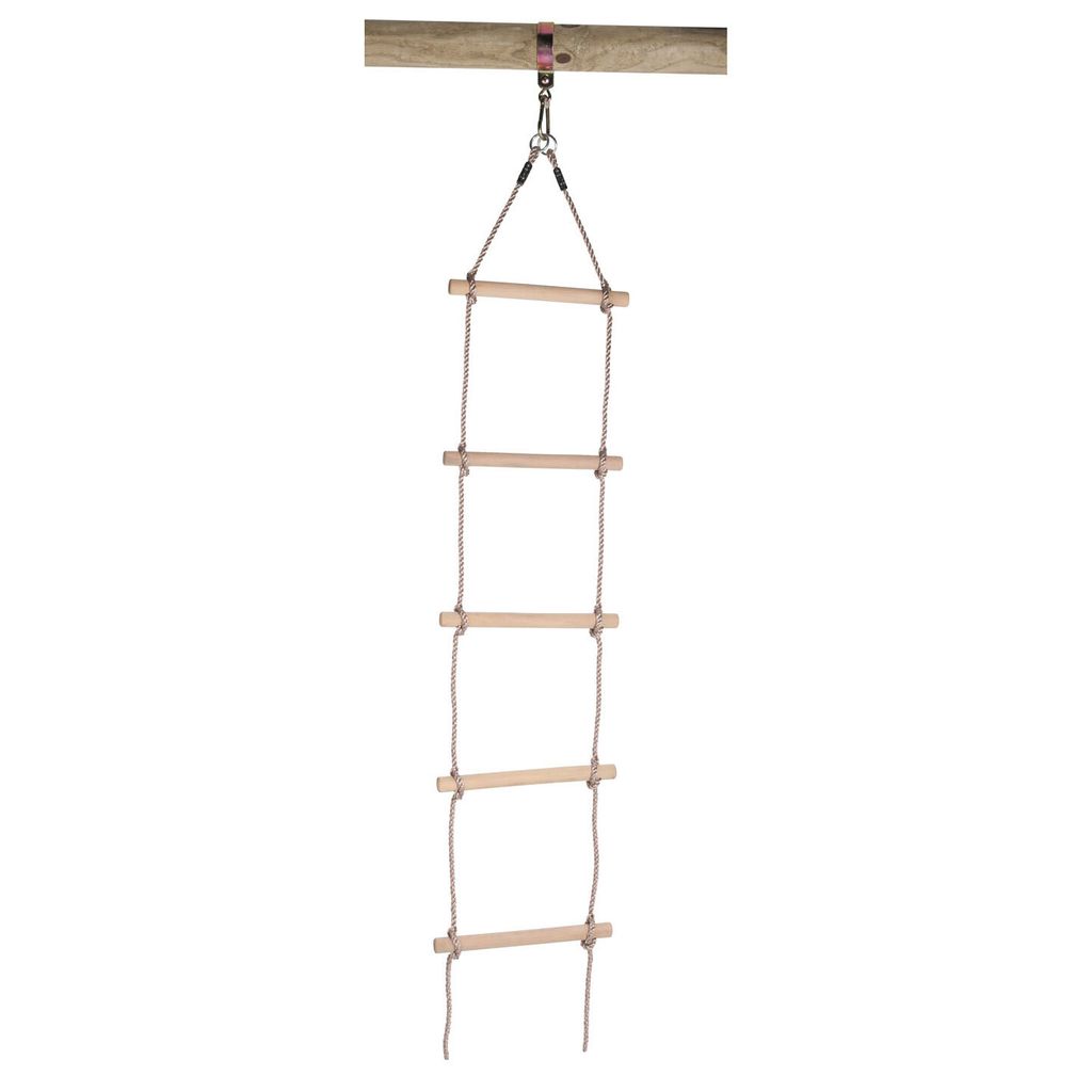strickleiter 190 cm 5 Stufen 30 cm Holz hellbraun