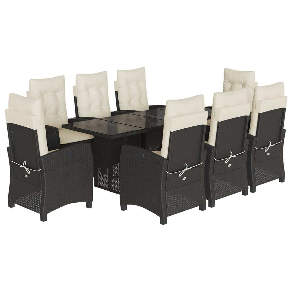 A dining set with a table and chairs on a white background.