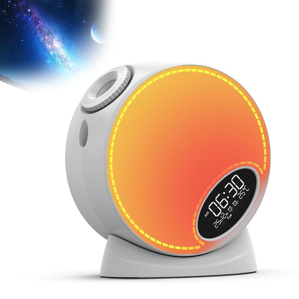 Sternenhimmel Projektor mit Sternschnuppen – HD Nachtlicht Schlafzimmer | Bluetooth Lautsprecher & Weißes Rauschen | Für Kinderzimmer
