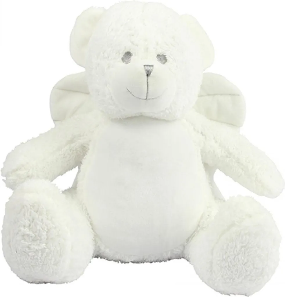 Peluche Ange Zippie Mumbles MM561 Blanche Lavable Taille L Norme EN71