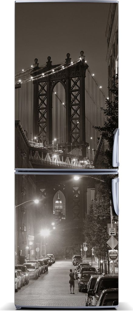 Tulup Kühlschrankdekoration - Magnetmatte - 70 cm x 190 cm - Magnet auf dem Kühlschrank - Manhattan New York City
