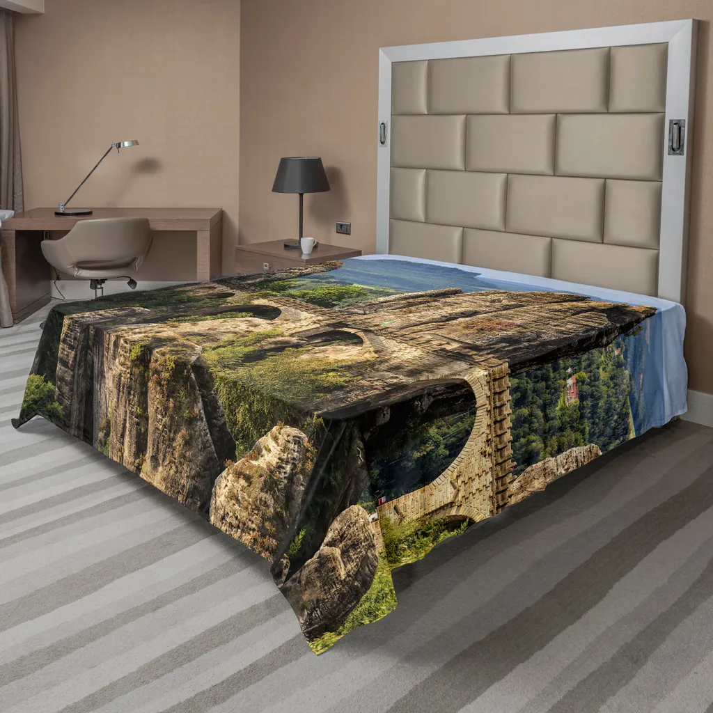 Lenzuolo Piano ABAKUHAUS 266x260 cm Motivo Medievale Svizzero