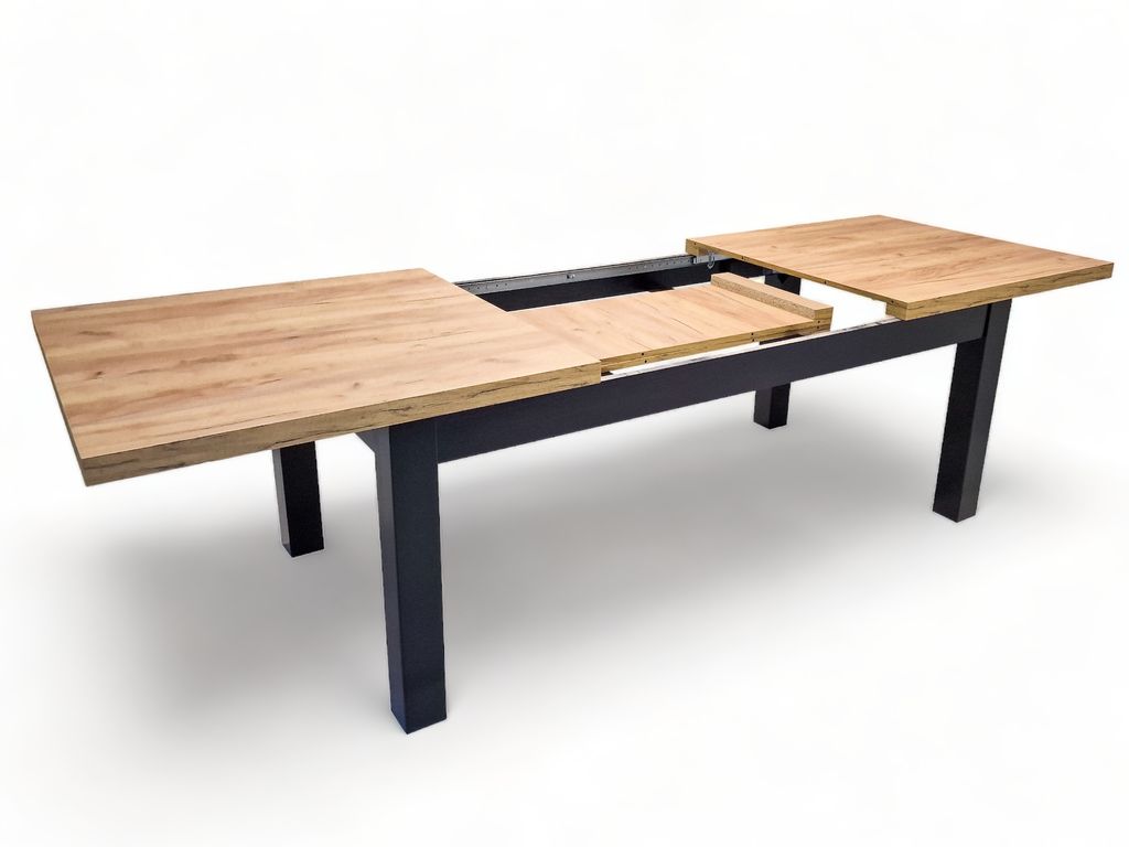 Großer ausziehbarer Tisch Leonardo 90x170, ausziehbar auf Produktbild 3