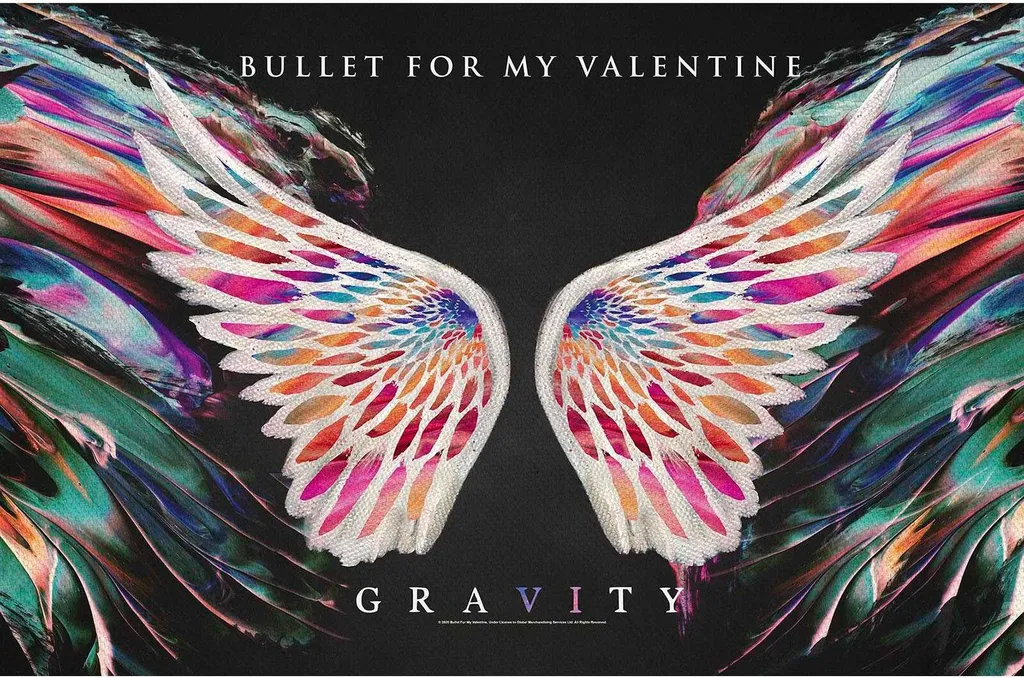 Déco Murale Bullet For My Valentine Gravity : Poster Tissu 70x106 cm