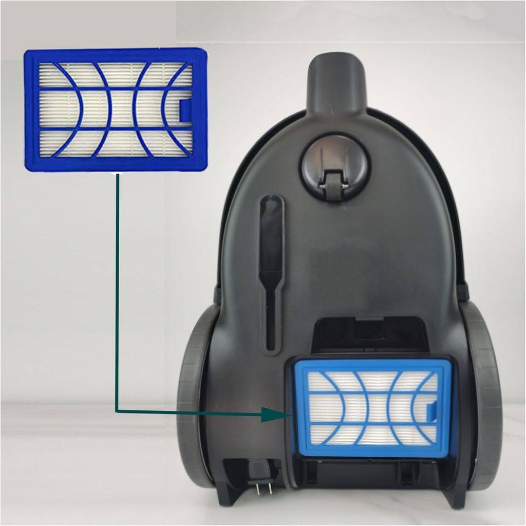 MisterVac Kit Filtri Di Ricambio Per Philips PowerPro Expert FC9729 | Filtro Contenitore E Filtro Aria Di Scarico | Compatibile E Di Qualità