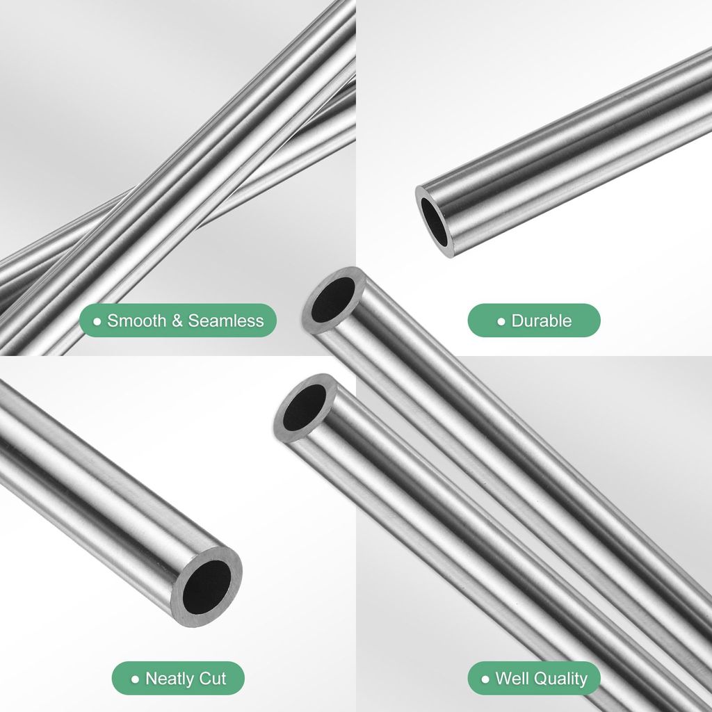 2 Stš¹ck 300mm 304 Edelstahlrohr, 12mm Au?endurchmesser 2mm Wandst?rke Nahtloses Edelstahlrohr fš¹r Bau/Maschinenbau/DIY-Basteln, Metallgerades...