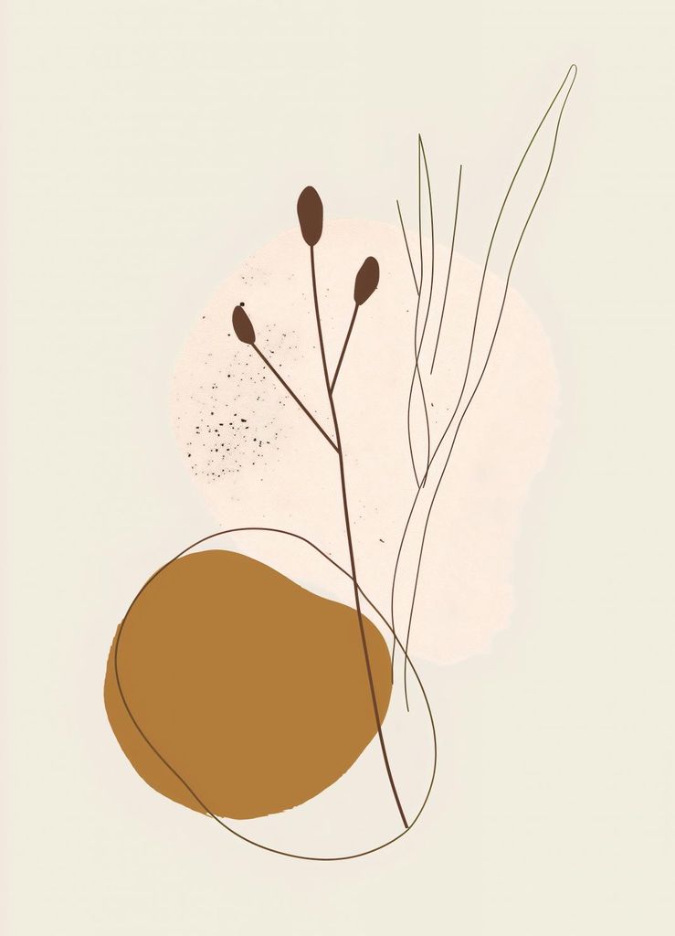 Plakat 20,5x28,4cm Berührung mit der Natur