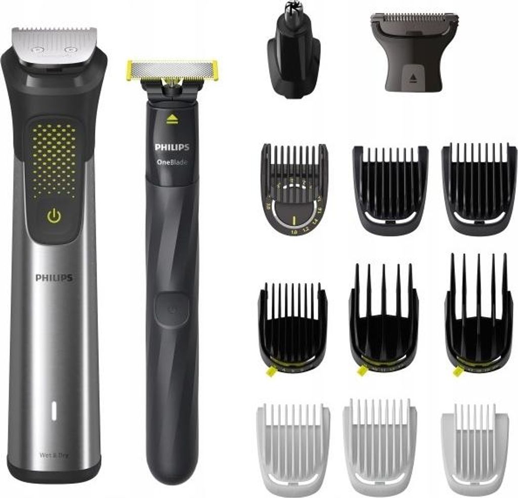 15in1 TRIMMER + ONEBLADE PHILIPS Rasierer MULTIFUNKTIONALES SET SOCKET ETULE