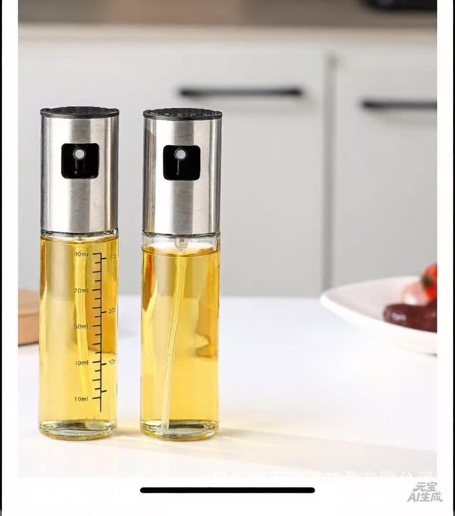 Premium Ölsprüher aus Glas & Edelstahl (100ml) – Der smarte Produktbild 
