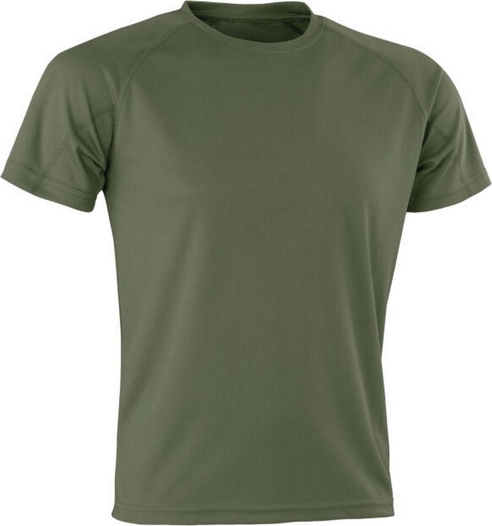 Spiro - "Impact Aircool" T-Shirt für Herren BC4856 (XL) (Militär-Grün)