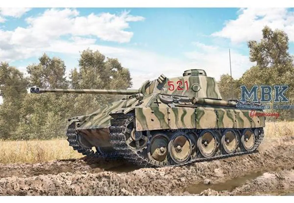 Panther D Italeri 90290 Maquette Char Militaire Montage Facilité 1/35