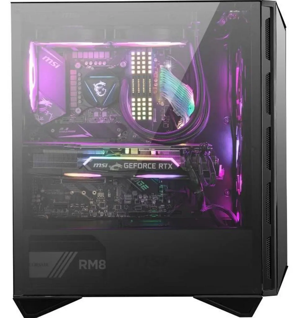 MSI MPG GUNGNIR 110R Boîtier PC ATX : Solution Refroidissement et Design Vitré - 13