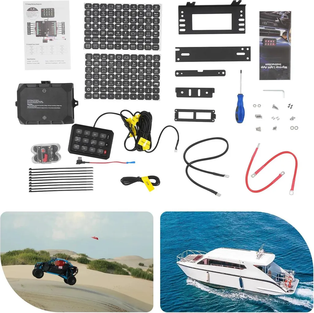 Boîtier de commande tactile 12 positions RVB Bluetooth 12V / 24V - 2