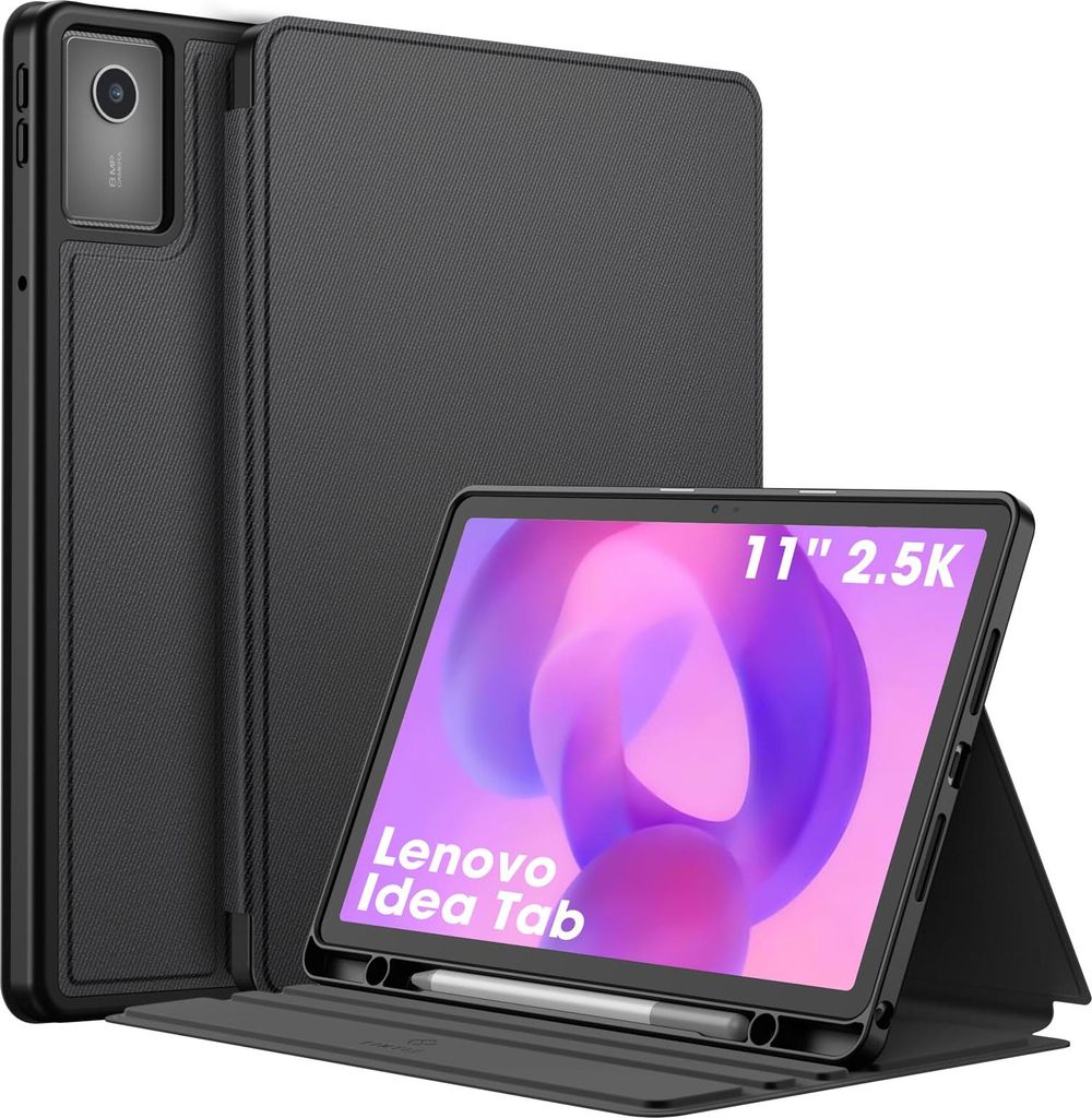 Fintie Hülle mit Stifthalter für Lenovo Idea Tab 11 Zoll 2025 (TB-336ZU/ TB-336FU), Slim TPU Folio Tablet Schutzhülle mit Auto Schlaf/Wach Funkt...