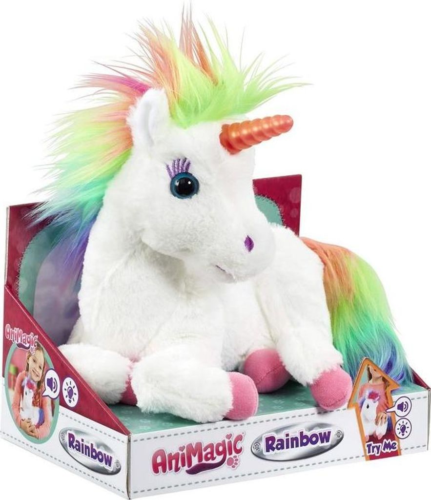 Ani Magic Einhorn Rainbow, mit Licht & Sounds Produktbild 