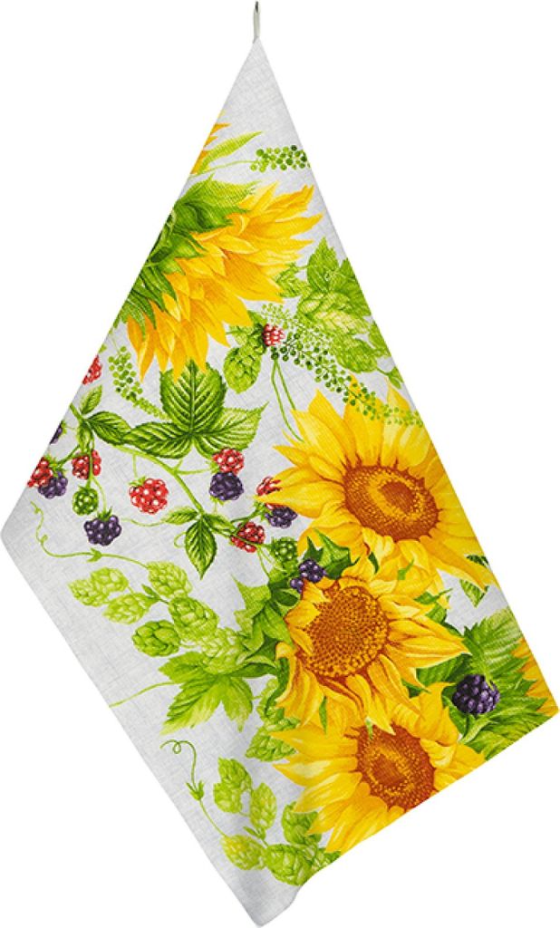 Küchentuch 1 Stück - 50x70 cm - Gelb,Grün,Grau