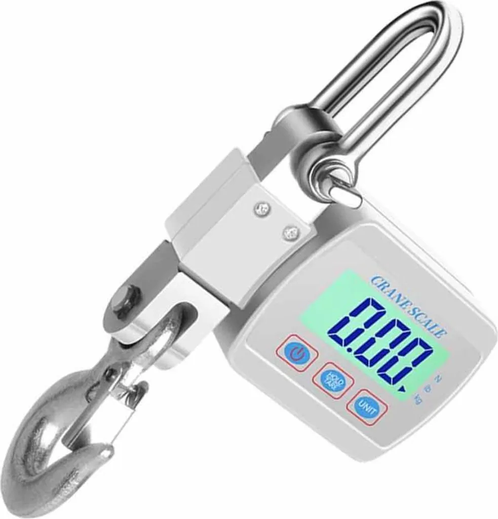 Pèse-charge Suspendu Numérique 300kg - Dynamomètre Professionnel Blanc INF - 4