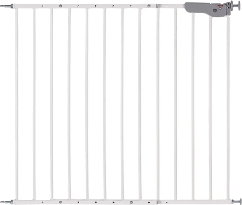 Sécuriser escalier avec la barrière reer S-Gate Active-Lock métal blanc