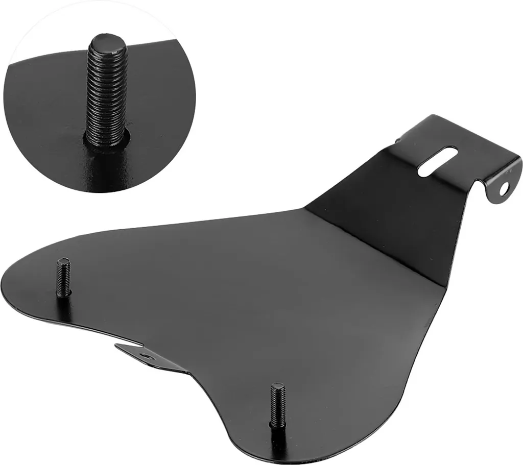 Kit de montage de selle solo moto en acier robuste avec plaque de base