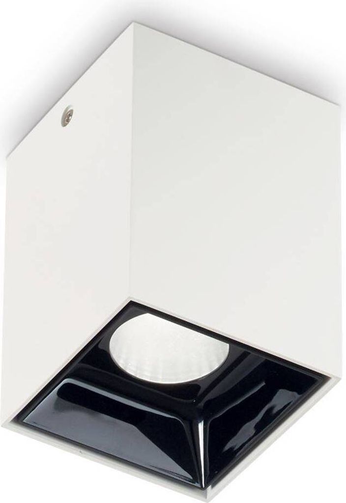 Ideal Lux LED Deckenlampe Nitro 10W Quadratisch Weiß 206035