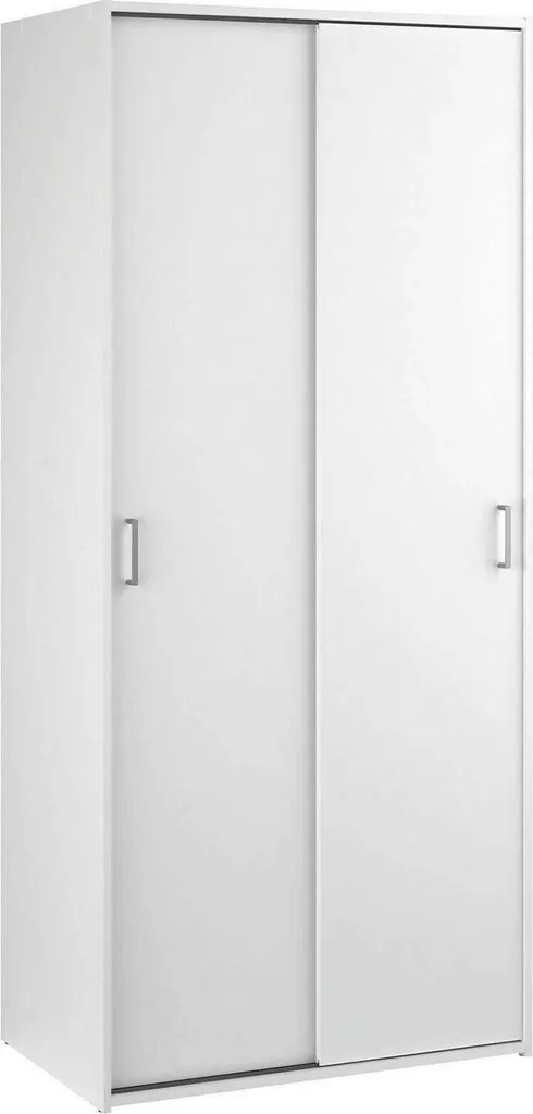 Armoire dressing 2 portes blanche Cindy pour optimiser le rangement
