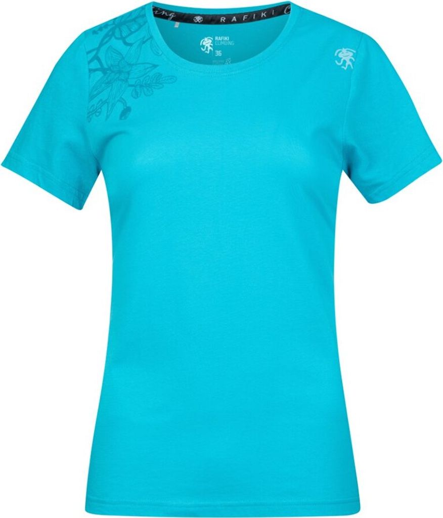 Rafiki Akiyo Kurzarm-t-shirt Blau 38 Frau Blau 38