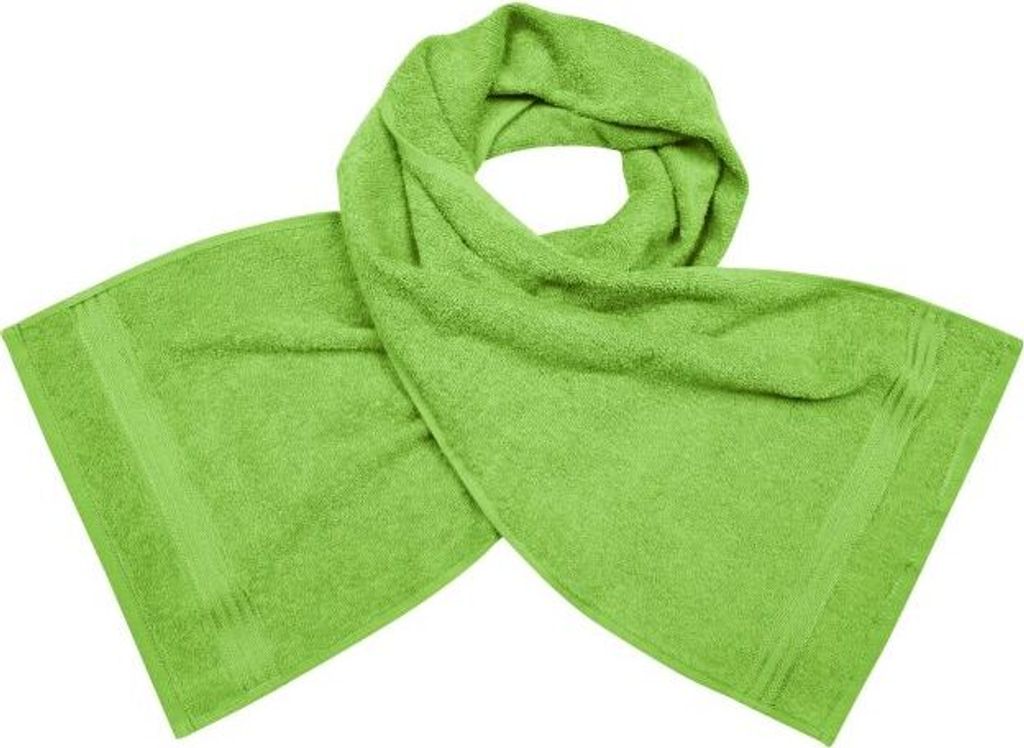Sport Towel Flauschiger Walkfrottier-Schal lime-green, Gr. one size
