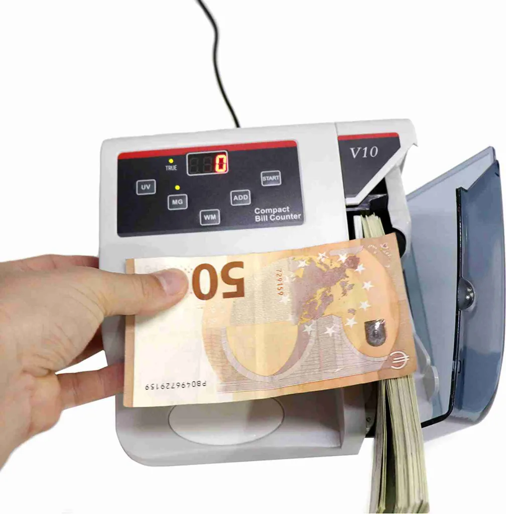 Compteuse de billets avec écran LED et double détection MG WM compacte - 7