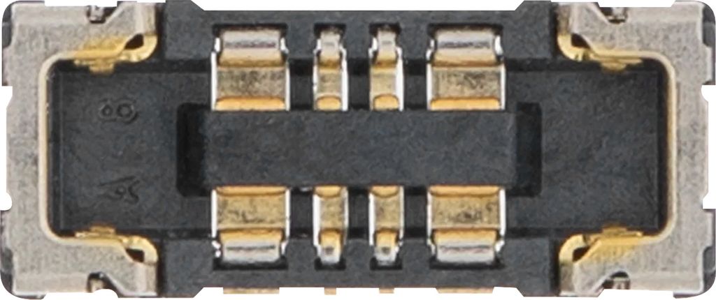 Clappio, FPC-Verbinder für Lautstärketasten / QI-Ladespule iPhone XS / XS Max, Schwarz