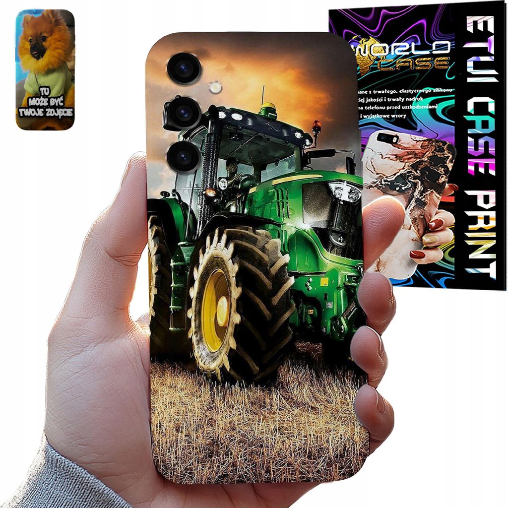 Case Samsung Galaxy S24 Fe Traktor Traktorfeld Bauernhof Designs