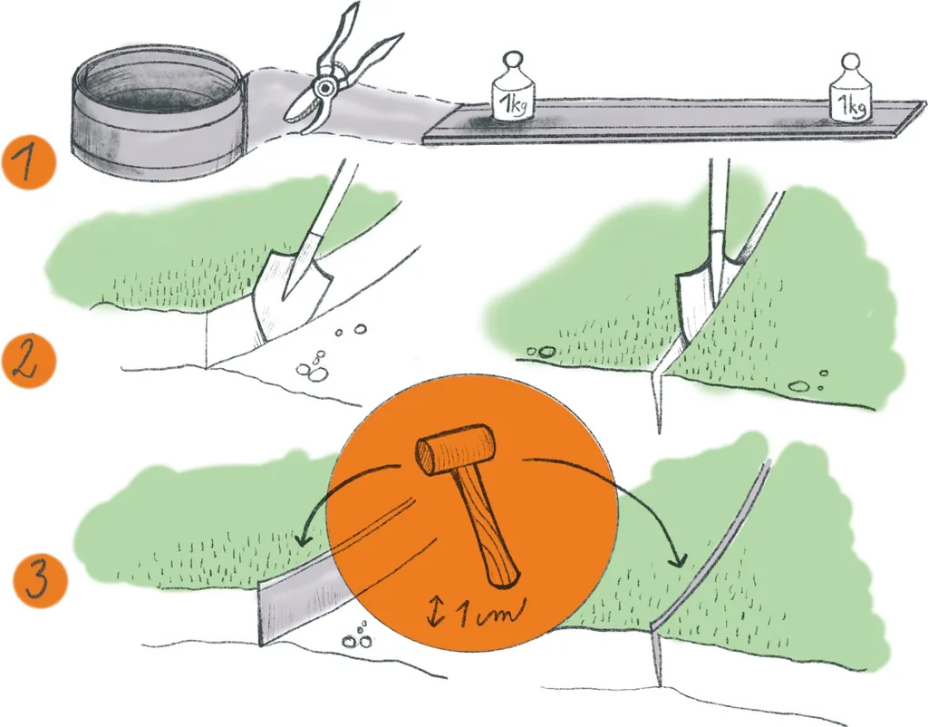 Bordure de Jardin Souple en Plastique Recyclé 25m pour Gazon et Massifs