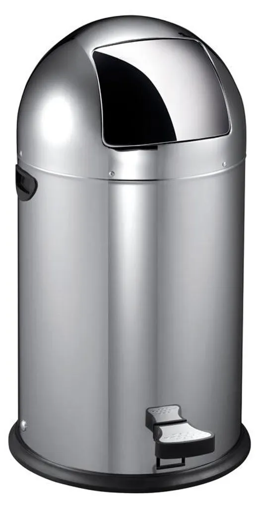 Poubelle à Pédale 33L EKO Kickcan idéale pour Cuisine et Bureau Inox