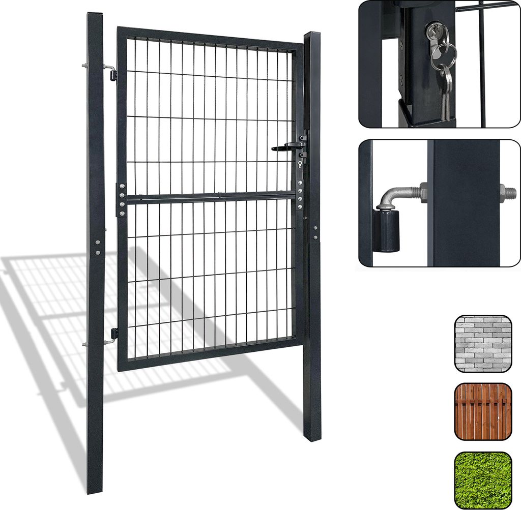 XMTECH zahradní brána zahradní brána 150x100cm plotová Obrázek produktu 