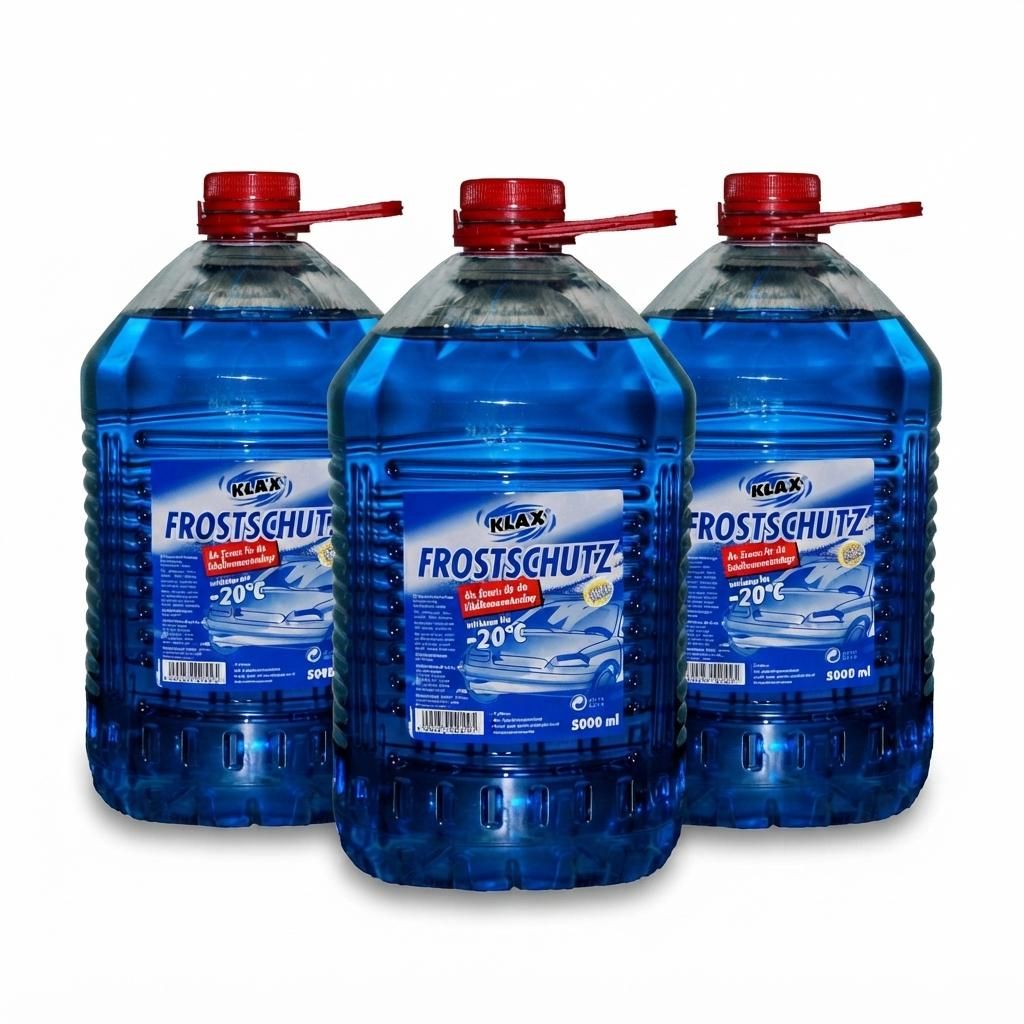 Klax 3x 5 Liter Frostschutz -20°C Fertigmix (15 Liter) Produktbild  KI-generiertes Bild