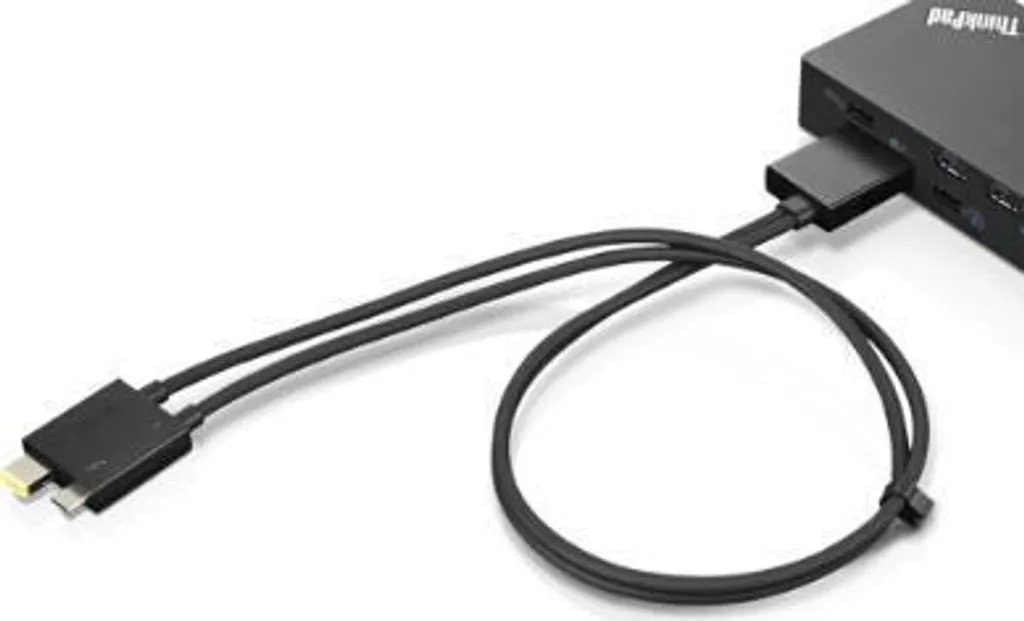 Câble de Rechange Thunderbolt 3 Lenovo pour Docking Station Workstation - 2