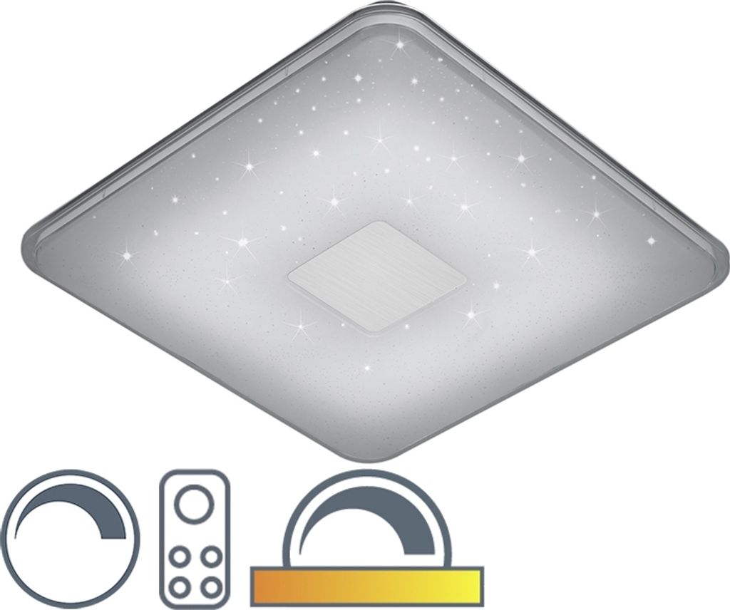 30 Watt LED Decken Lampe Dimmer Wohnraum Sternen Leuchte Produktbild 