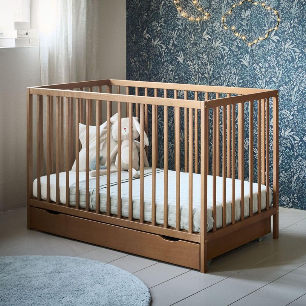 Petite Amélie Babybett Hetre 60x120 cm - Walnuss Produktbild 