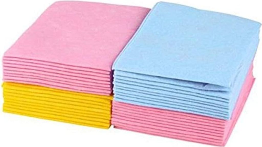 XXL Pack Haushaltstücher 30Stk, 60 Stück oder 90 Stück.Allzwecktücher kochfest Reinigungstuch,Küchentuch, Putztuch extra groß 38 x 38 cm (30 ...